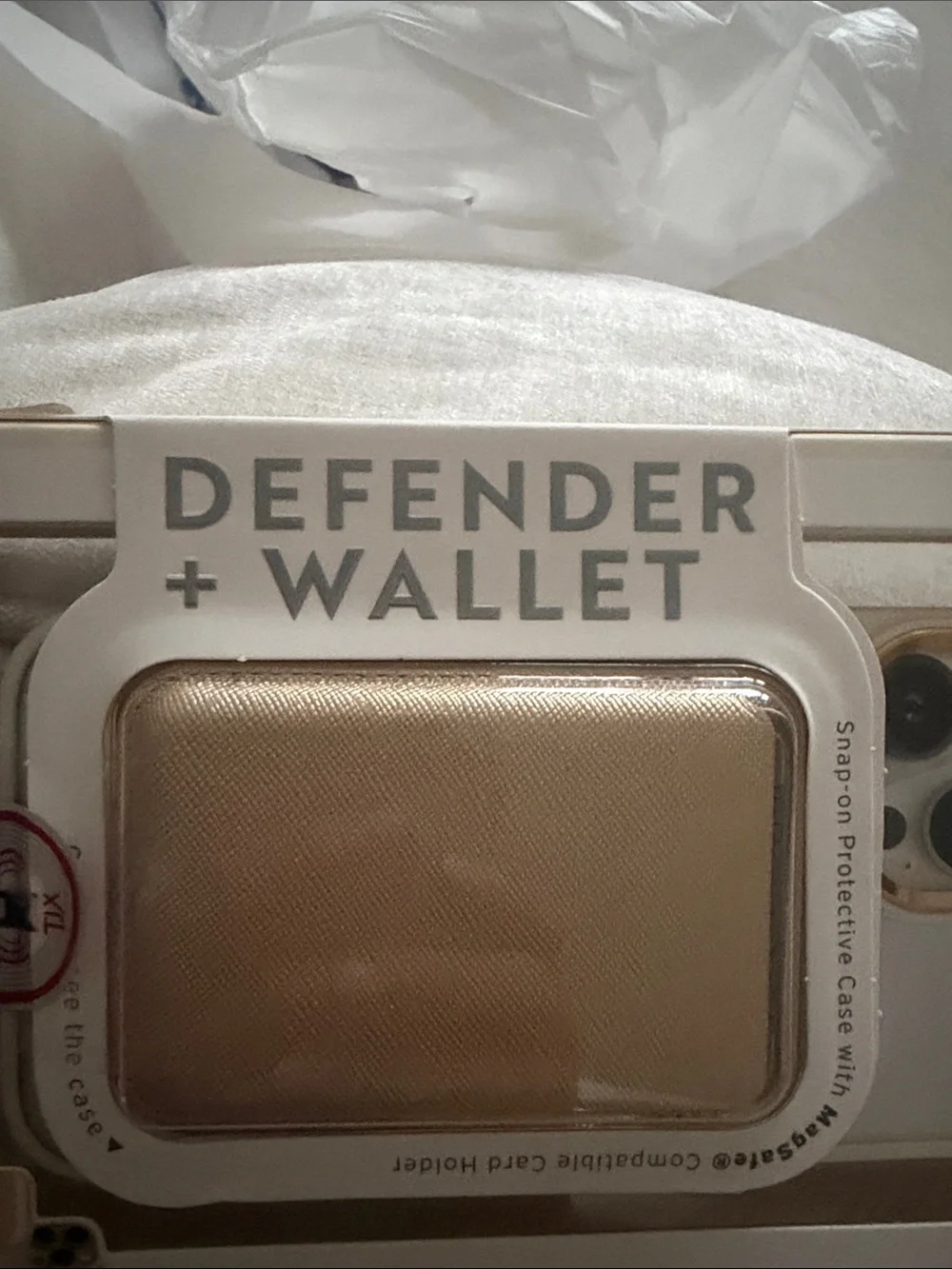 MVMT Defender + Wallet Snap-On Case for iPhone 13 Pro Max - Gold